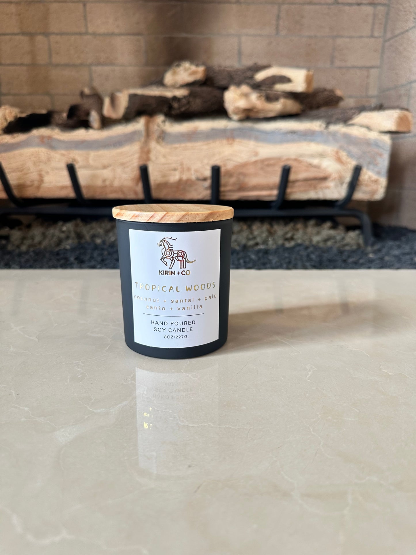 Tropical Woods Soy Candle