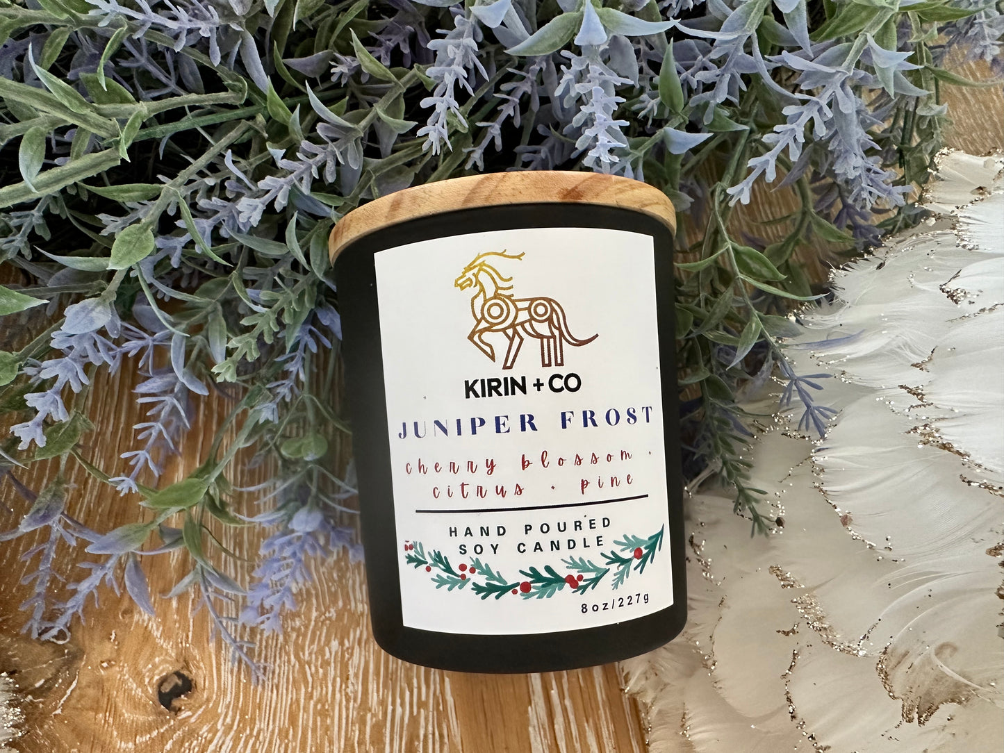 Juniper Frost Soy Wax Candle