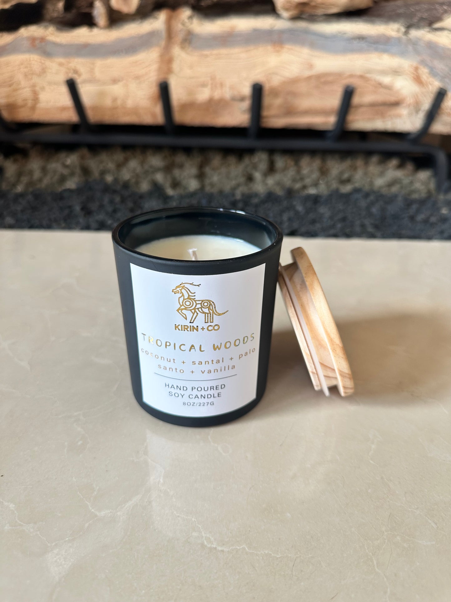 Tropical Woods Soy Candle