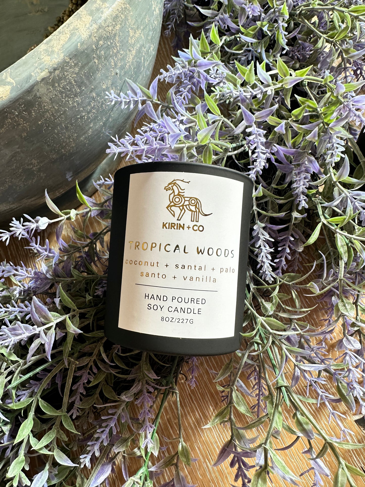 Tropical Woods Soy Candle