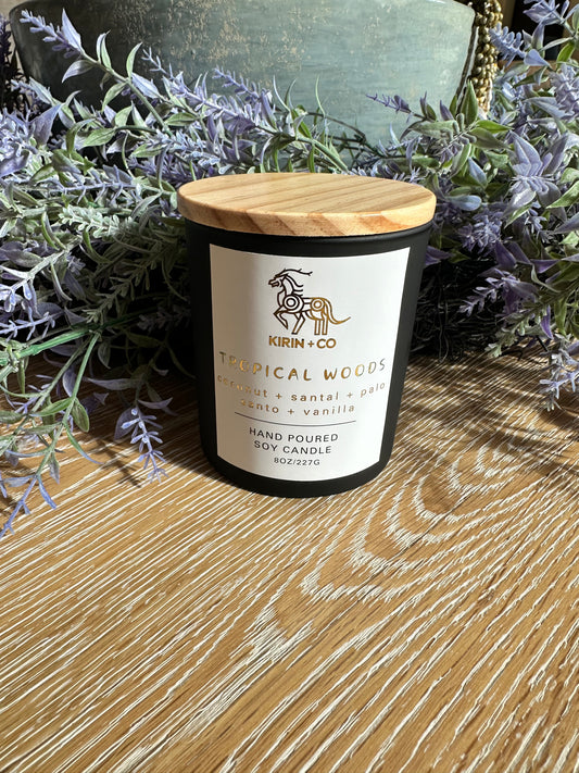 Tropical Woods Soy Candle