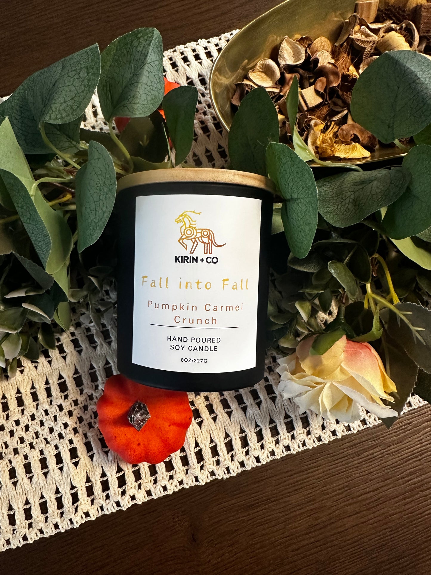 Pumpkin Carmel Crunch Soy Candle