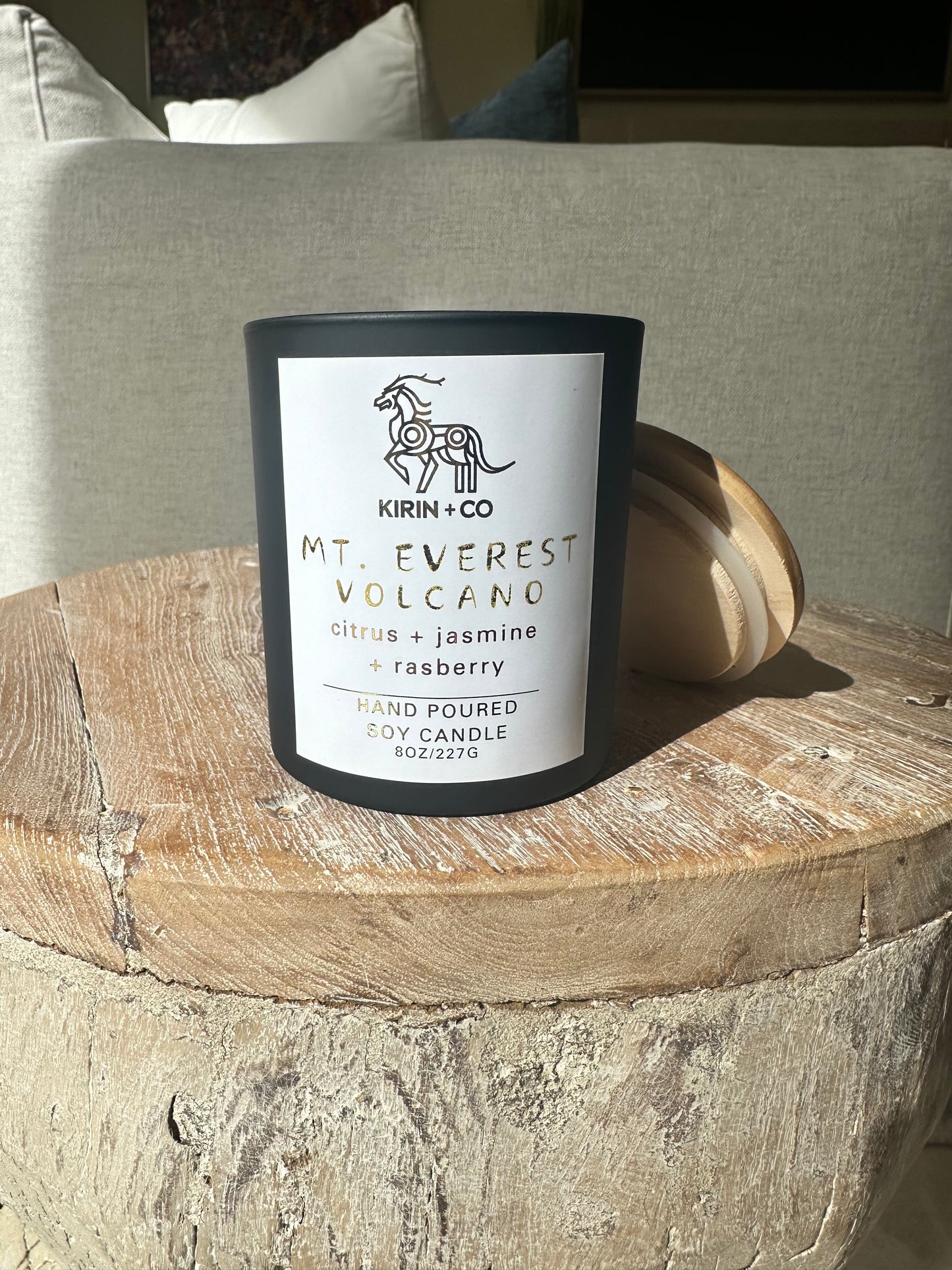 Mt Everest Volcano Soy Candle