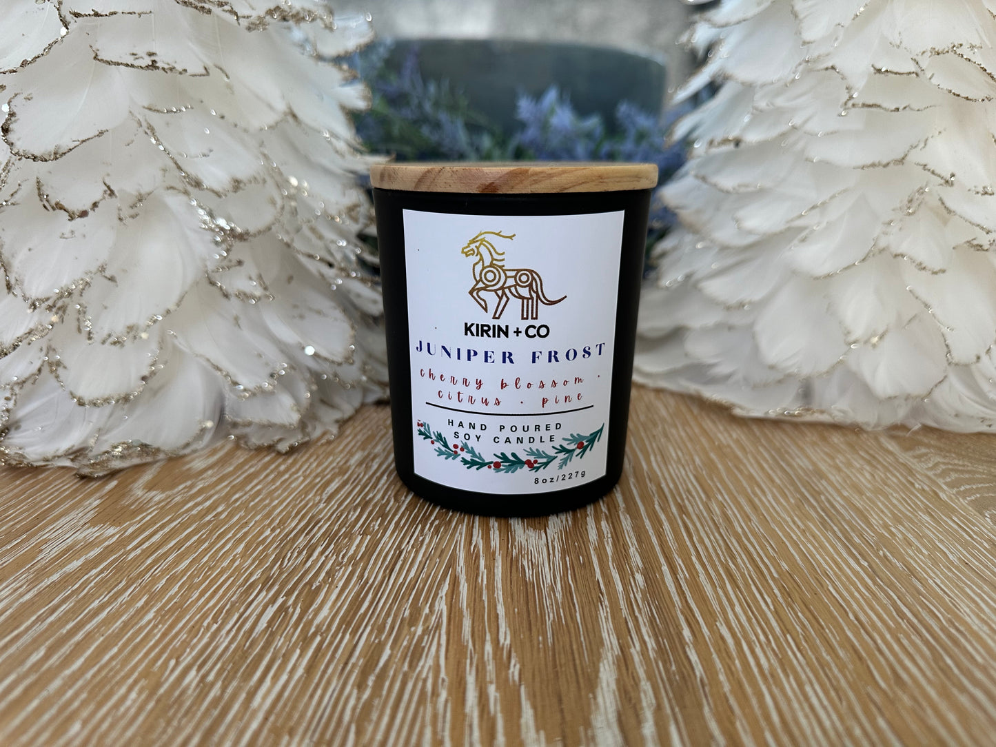 Juniper Frost Soy Wax Candle